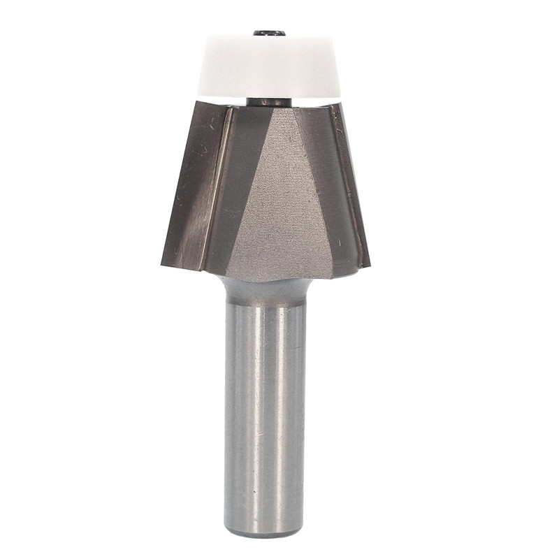 Bevel Undermount Bowl Bit 12 Degree w/BB300 Bearing 1/2" SH 3" OL 2 FL 1/2" -3/4" MATERIAL THICKNESS